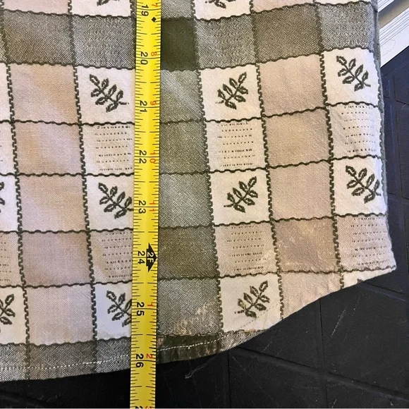 CASEY & MAX Vintage Women's Shirt Size L 100% Cotton Floral Plaid Button Down - Picture 7 of 7